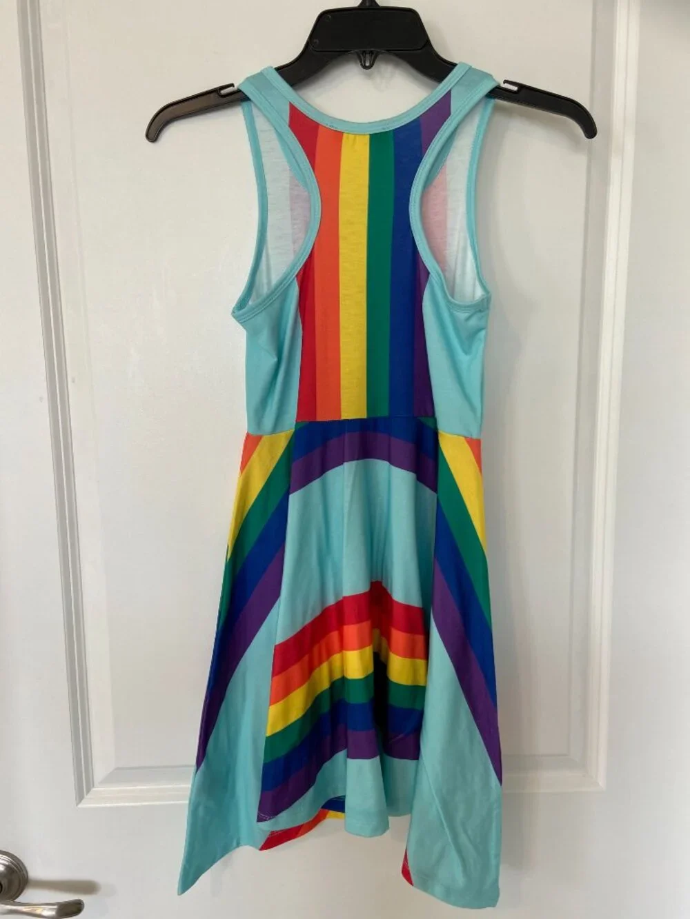 Truly Me by Hannah Banana Boutique Girls Rainbow Dress Size 10 NWT High Low  🌈✨